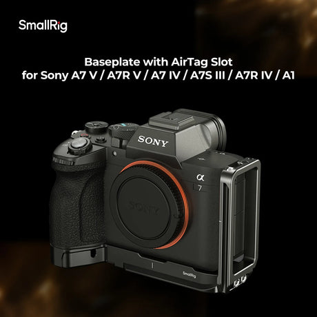 SmallRig L-Shaped Mount Plate with AirTag Slot for Sony