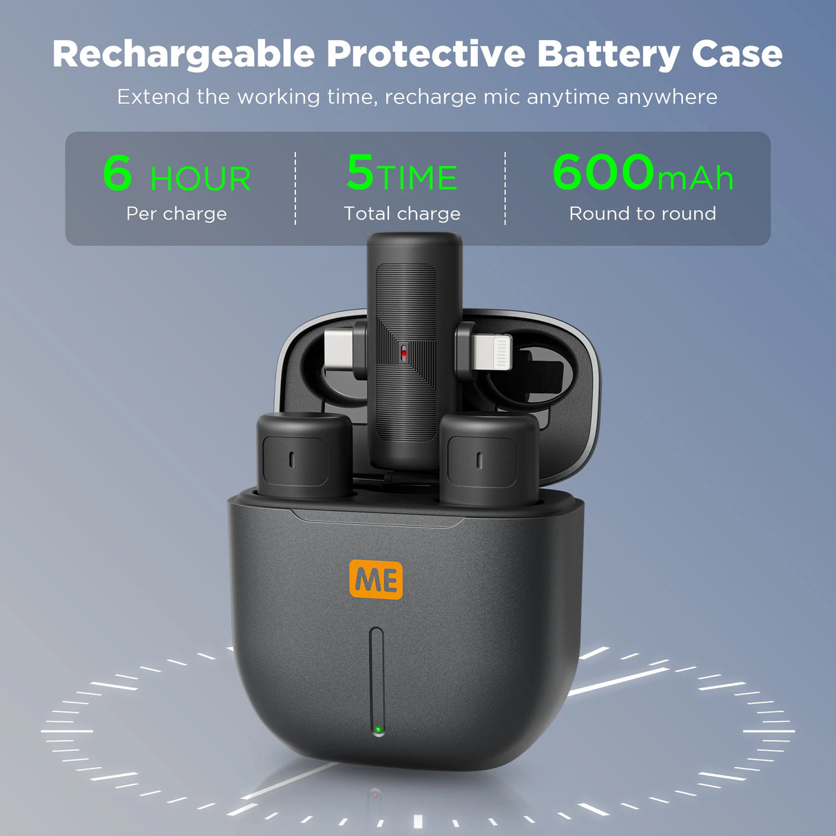 Boya MIC-W1 Wireless Lavalier Lapel Microphone for Youtube Live Streaming Vlog