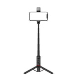 Funsnap Q12S Portable Wireless Bluetooth Phone Telescopic Tripod With Fill Light