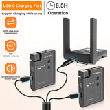 Comica BoomX-U QUA 4-group Multi-functional Mini UHF Wireless Microphone