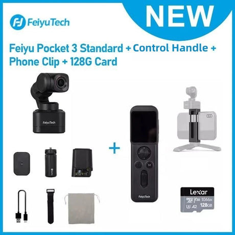 Feiyu Pocket3 AI Tracking Follow 3-Axis Stabilizer Gimbal