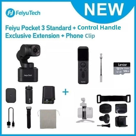 Feiyu Pocket3 AI Tracking Follow 3-Axis Stabilizer Gimbal