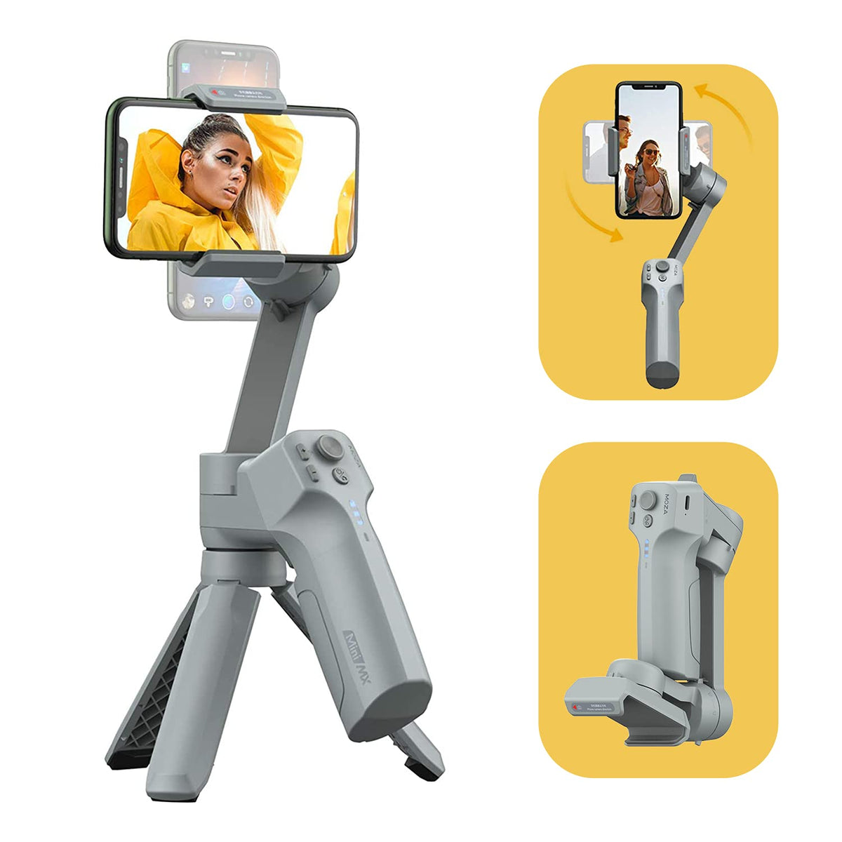 Moza Mini MX 3-Axis Smartphone Handheld Gimbal Stabilizer Selfie Stick