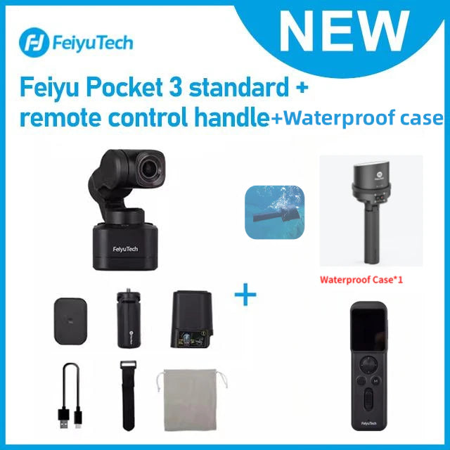 Feiyu Pocket3 AI Tracking Follow 3-Axis Stabilizer Gimbal