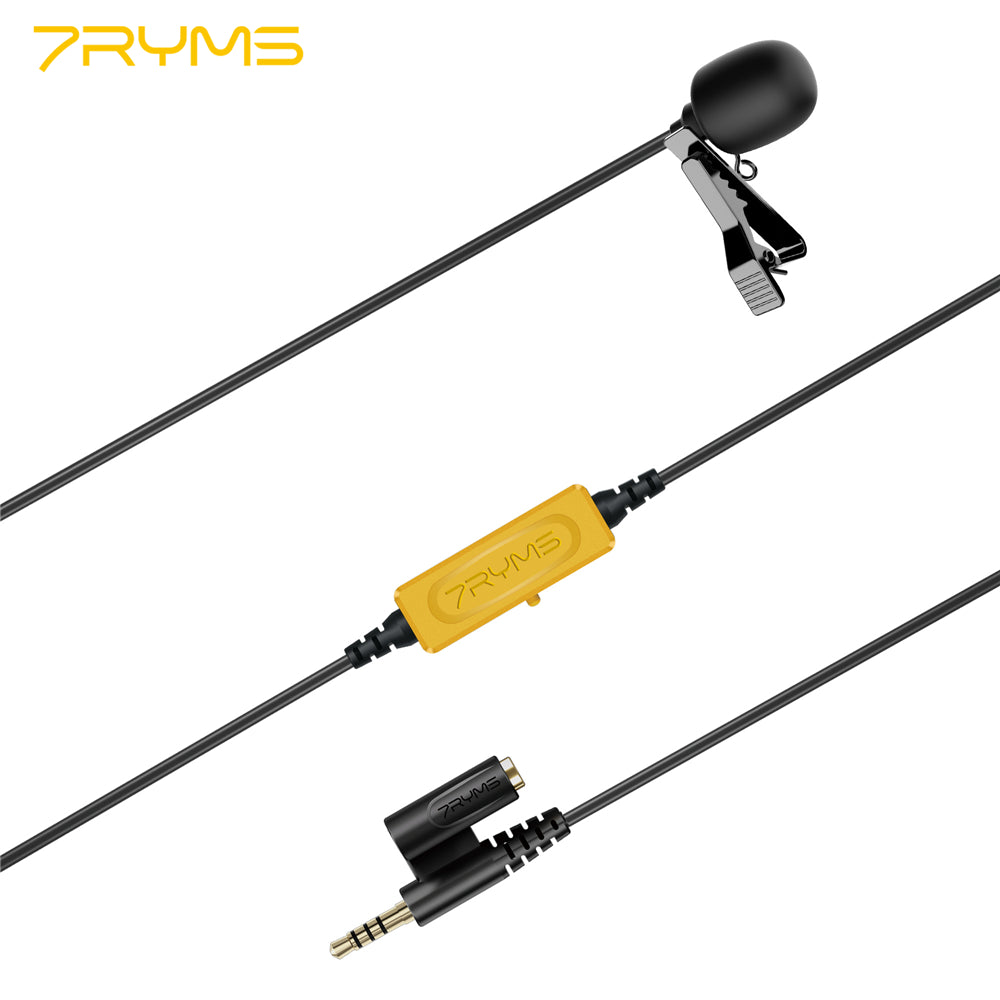 7RYMS S.LAV 01 Lavalier Microphone for DSLR Camera/Smartphone