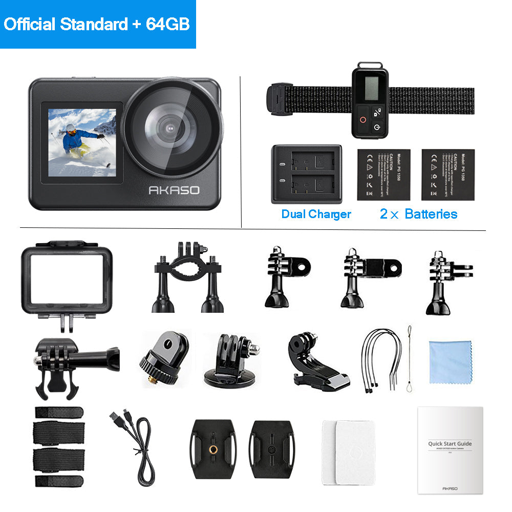 AKASO Brave 7 4K30FPS 20MP WiFi Action Camera