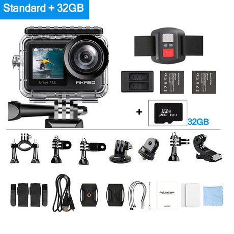 AKASO Brave 7 LE 4K30FPS 20MP WiFi Action Camera