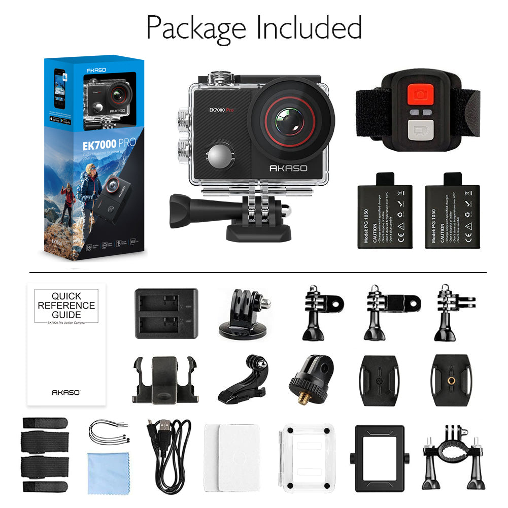 AKASO EK7000 Pro Touch Screen Action Camera