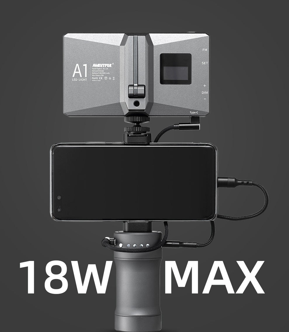 AMBITFUL Hand Grip Charging Grip Power Bank