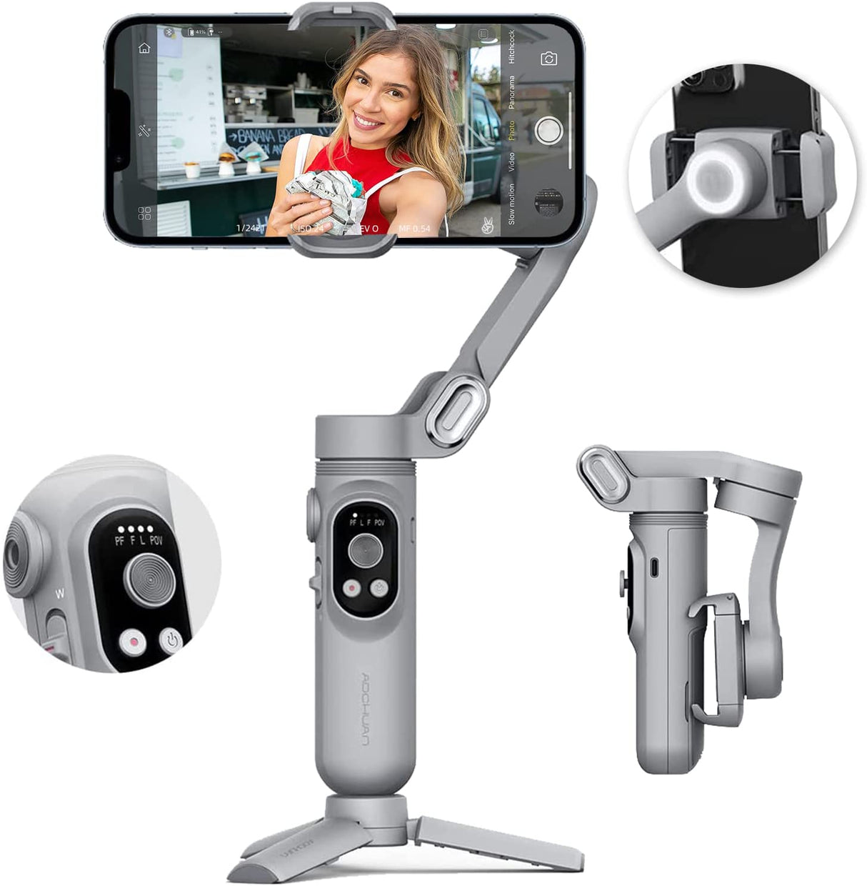 Aochuan Smart X Handheld 3 Axis Gimbal Phone Stabilizer Bluetooth