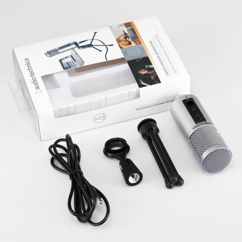 Audio Technica ATR2500 USB Condenser Recording Cardioid Microphone