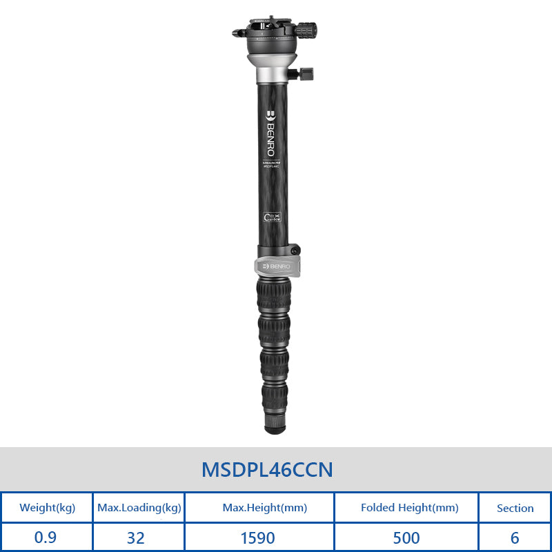 BENRO MSD36CCN/MSD46CCN/MSDPL46CCN Monopod