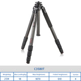 BENRO C3580T Carbon Fiber Leg Universal Support Camera