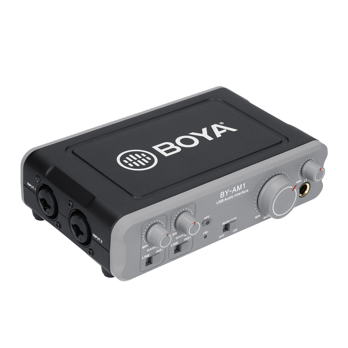 BOYA BY-AM1 Dual-Channel Audio Mixer USB Audio