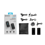 BOYA BY-XM6 S1 S2 Professional Wireless Lavalier Microphone