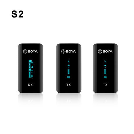 BOYA BY-XM6 S1 S2 Professional Wireless Lavalier Microphone