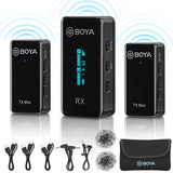BOYA BY-XM6 S1 S2 Mini Professional Lavalier Lapel Wireless Microphone