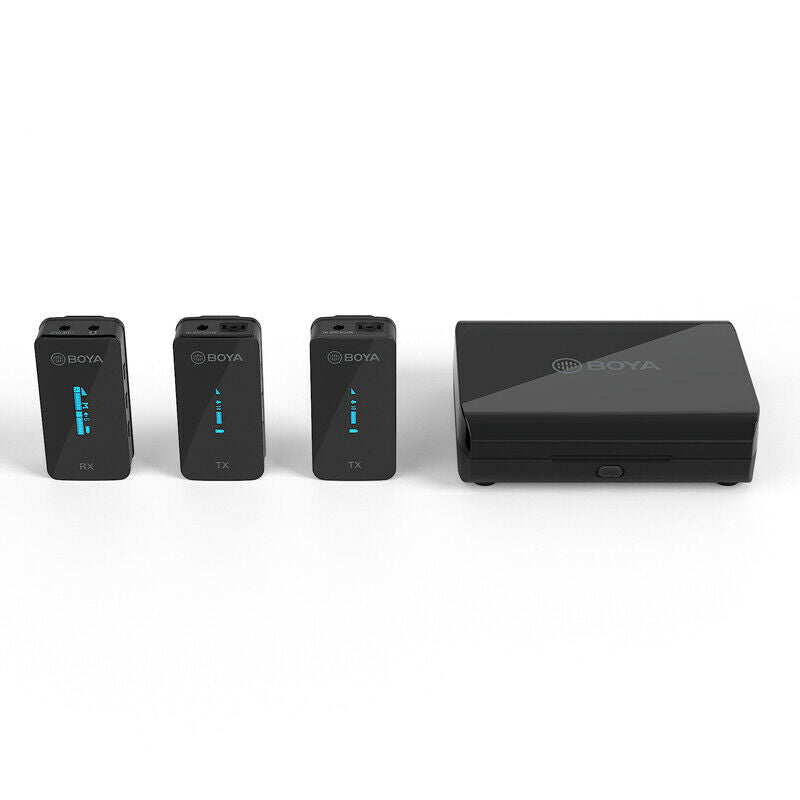 BOYA BY-XM6-K1 K2 Mini Dual-Channel 2.4GHz Wireless Microphone