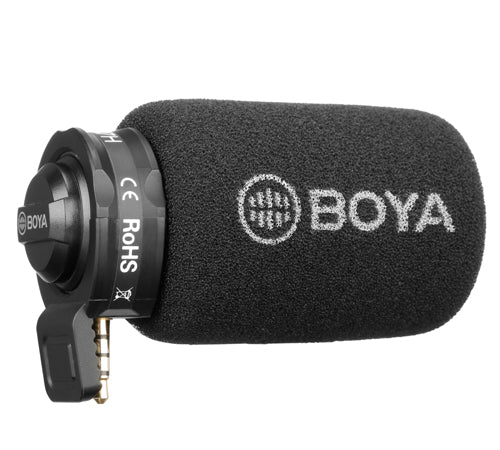 BOYA BY-A7H Mic 3.5mm Plug-in Video Vlogging Recording Microphone