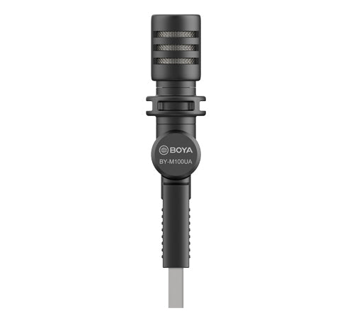 BOYA BY-M100UA USB Plug-in Miniature Microphone