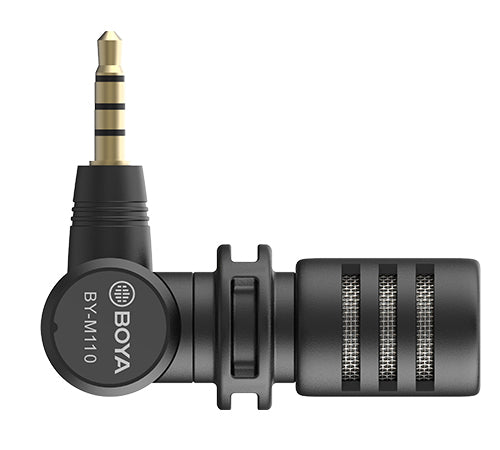 BOYA BY-M110/100 3.5mm TRRS Mini Smortphone Microphone