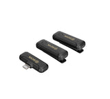 BOYA BY-WM3T2 Mini 50m Dual-Channel 2.4GHz Wireless Microphone