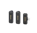 BOYA BY-WM3T2 Mini 50m Dual-Channel 2.4GHz Wireless Microphone