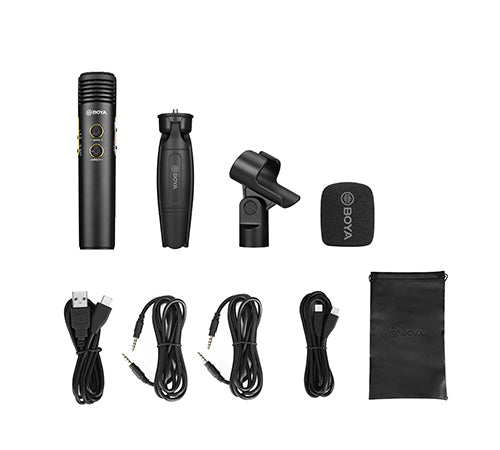 BOYA BY-EM20 Handmikrofon mit USB-Anschluss für Live-Streaming 