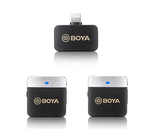 Boya M1V Series 2.4GHz Dual-Channel Wireless Microphone System