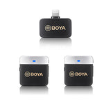 Boya M1V Series 2.4GHz Dual-Channel Wireless Microphone System