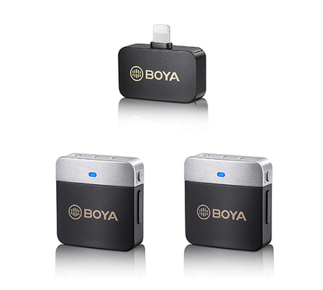 Boya M1V Series 2.4GHz Dual-Channel Wireless Microphone System