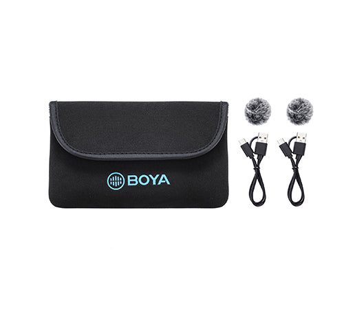 Boya M1V Series 2.4GHz Dual-Channel Wireless Microphone System