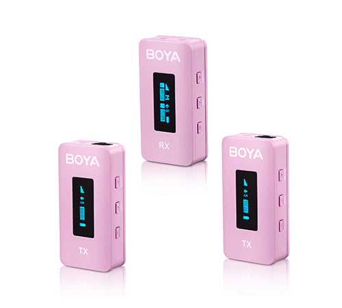 BOYA BY-XM6 K2 2.4GHz Ultra-compact Wireless Microphone System Kit