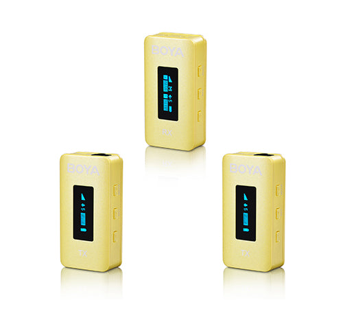 BOYA BY-XM6 K2 2.4GHz Ultra-compact Wireless Microphone System Kit