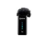 BOYA BY-XM6-K3 K4 Wireless Lavalier Microphone for Apple iOS devices with lightning ports.