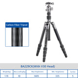 Benro BAT Series Aluminum Alloy/Carbon Fiber Tripod