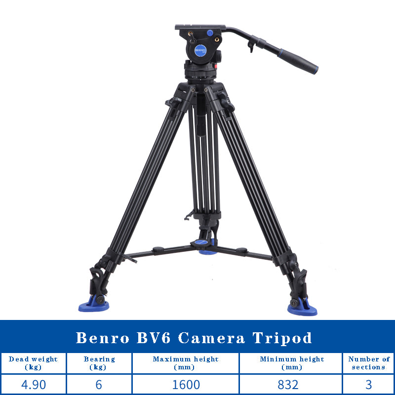 Benro BV6 BV4 BV8 BV10 Series Camera Tripod video Tripod