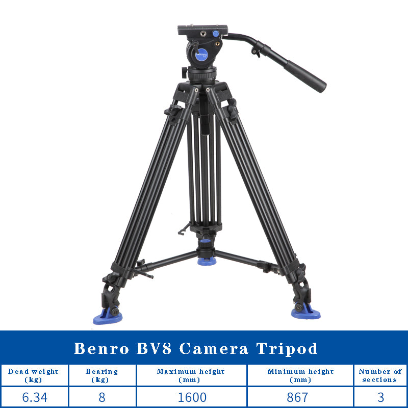 Benro BV6 BV4 BV8 BV10 Series Camera Tripod video Tripod