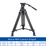 Benro BV6 BV4 BV8 BV10 Series Camera Tripod video Tripod