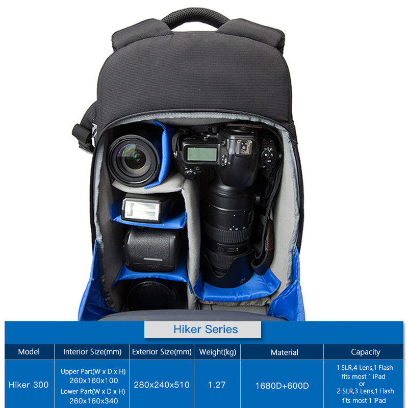 Benro Hiker 200/300 Large Size DSLR Backpack