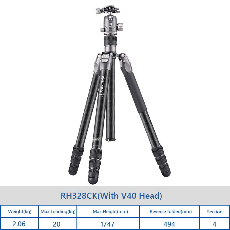 Benro Rhino Series Tripod Carbon Fiber Monopod Camera Tripod