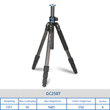 Benro SystemGO GC157T/158T/257T/268T/168T/258T Carbon fiber tripod