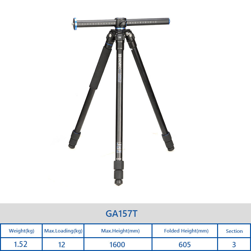 Benro SystemGo GA157T/158T/258T/257T/168T/268T aAluminum Tripod