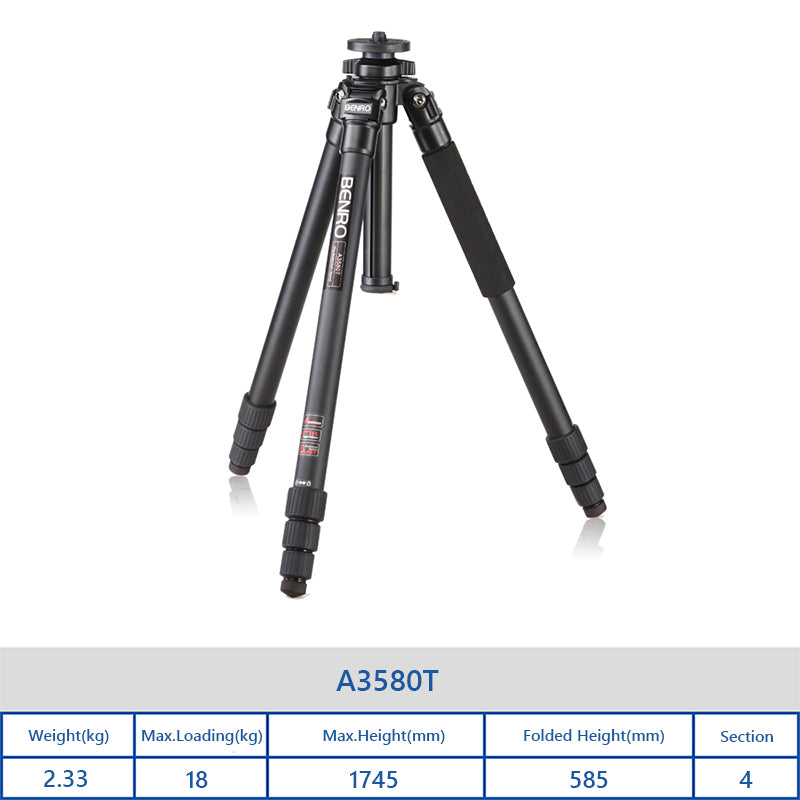 BENRO A3580T Classic Series Aluminum Tripod For Nikon Canon