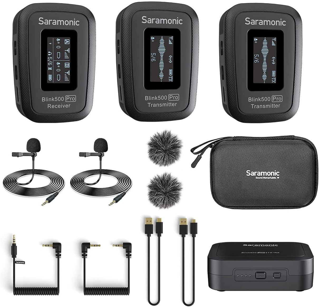 Saramonic Blink500 Pro B1-B6 2.4 GHz Dual-Channel Wireless Microphone