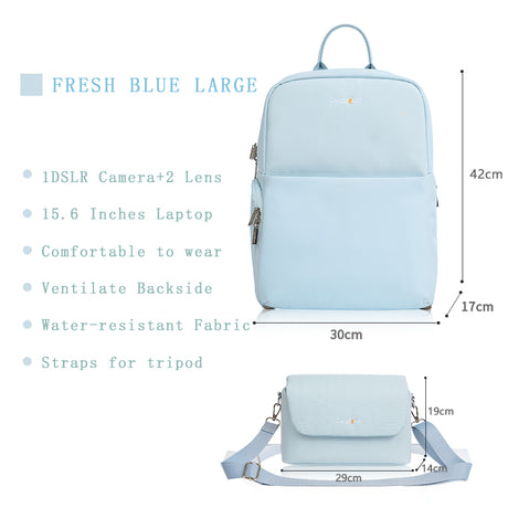 CADEN D75 Pink 2022 New Large Shockproof Backpack