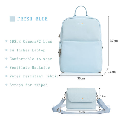 CADEN D75 Pink 2022 New Large Shockproof Backpack