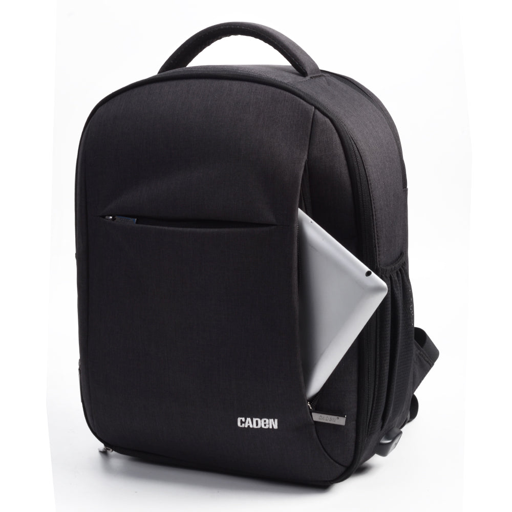 CADEN W9 Black Anti-shock Large Capacity Drone SLR Backpack