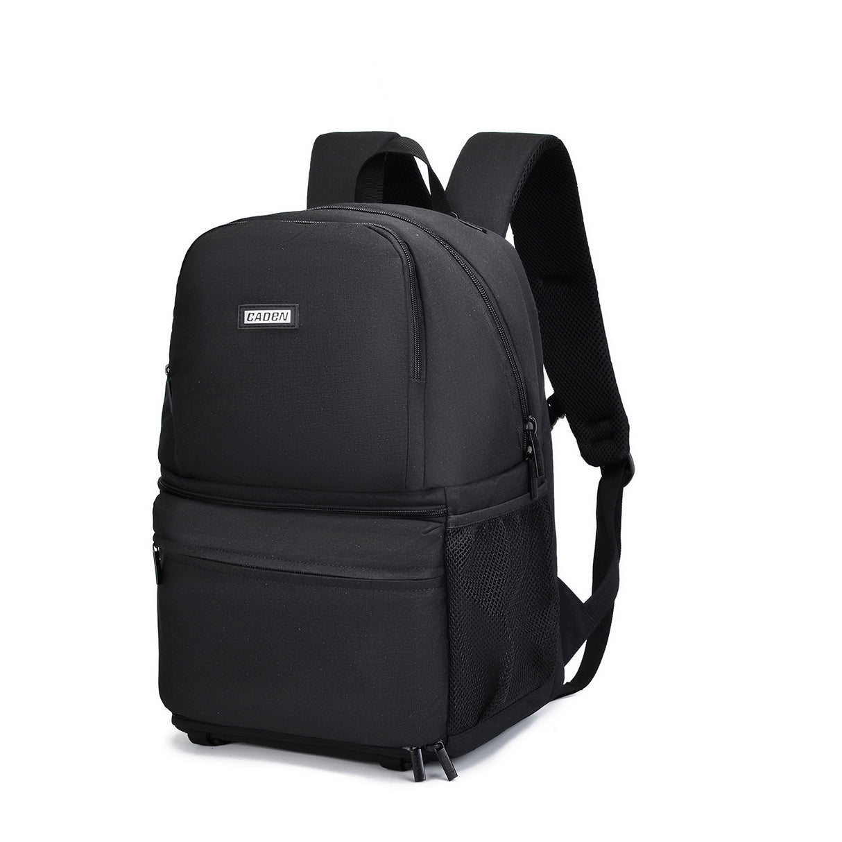 CADEN D39 Black Large Capacity Laptop DSLR Backpack