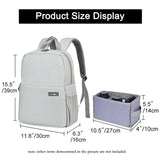 CADEN L4 Black Wear-resistant Large DSLR Cameras Backpack